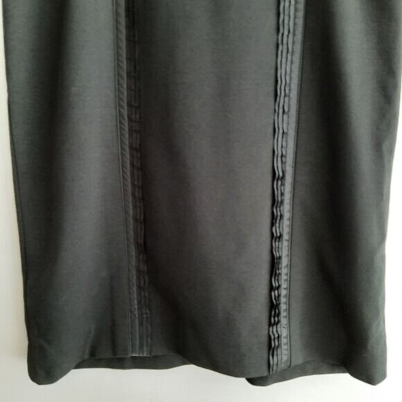 BANANA REPUBLIC | Bi-Stretch Square Neckline Sheath Dress Knee Length LBD Sz 4 - Picture 5 of 14